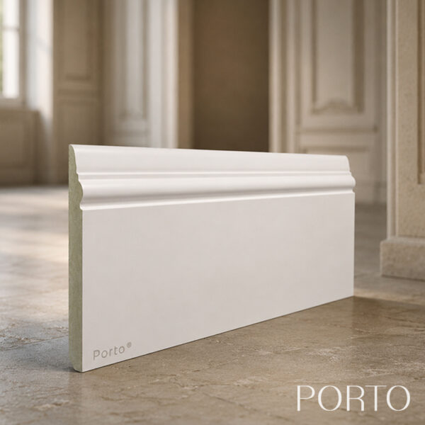 Rodapié blanco lacado Porto ®