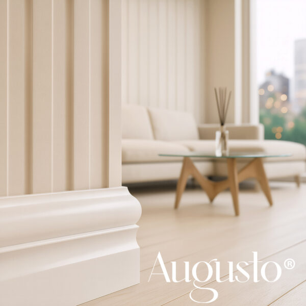 Rodapié blanco lacado Augusto ®