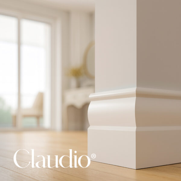 Rodapié blanco lacado Claudio ®
