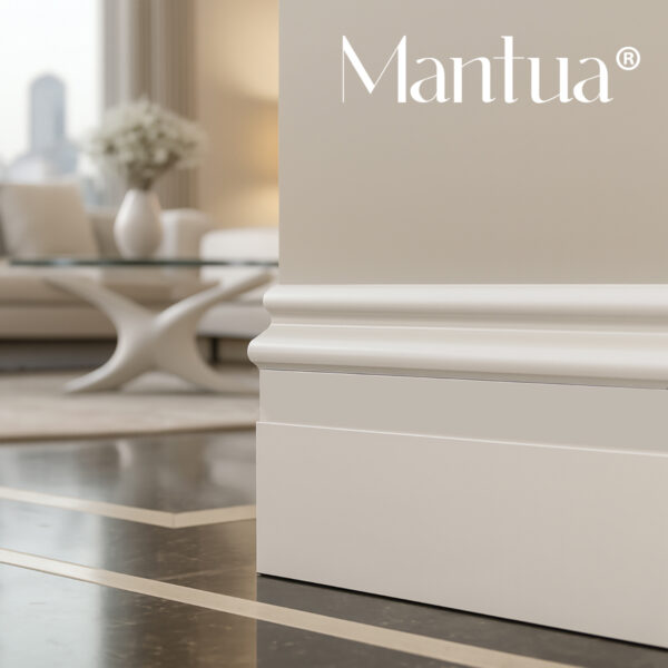 Rodapié blanco lacado Mantua ®