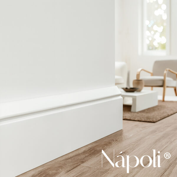 Rodapié blanco lacado Nápoli ®