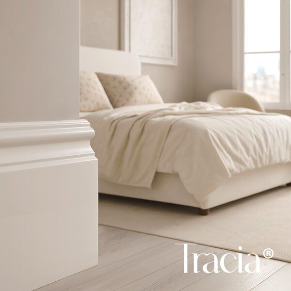 Rodapié blanco lacado Tracia ®