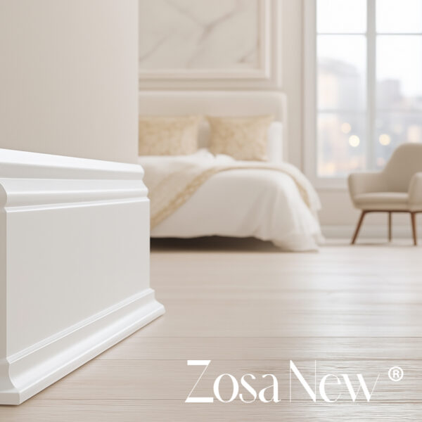 Rodapié blanco lacado Zosa New ®