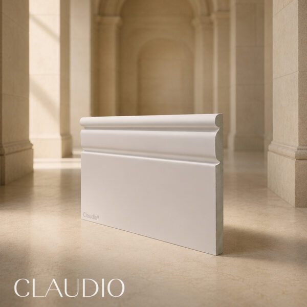 Rodapié blanco lacado Claudio ®