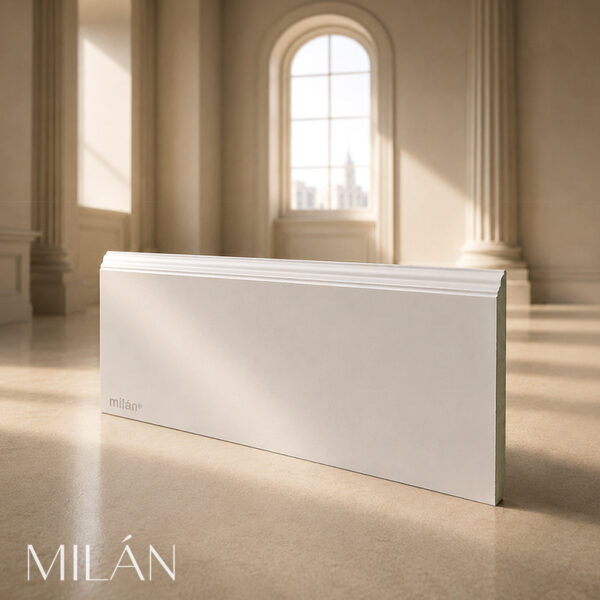 Rodapié blanco lacado Milán ®
