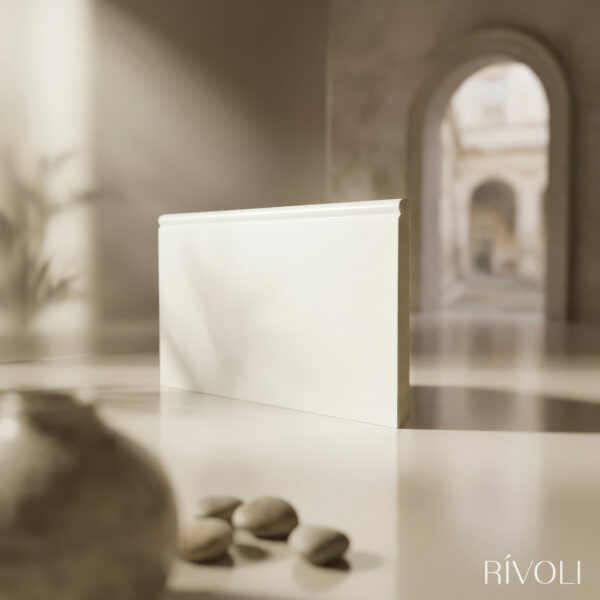 Rodapié blanco lacado Rívoli ®