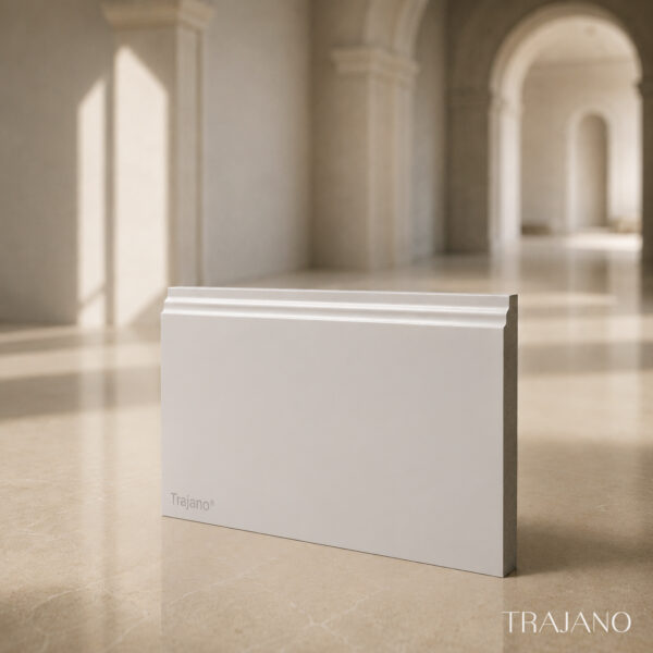 Rodapié blanco lacado Trajano ®