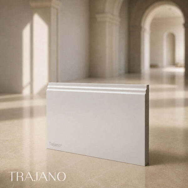 Rodapié blanco lacado Trajano ®