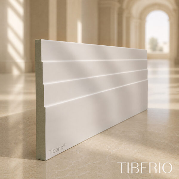 Rodapié blanco lacado Tiberio ®