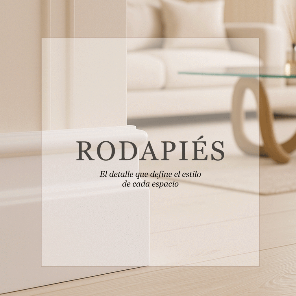 Rodapies lacados