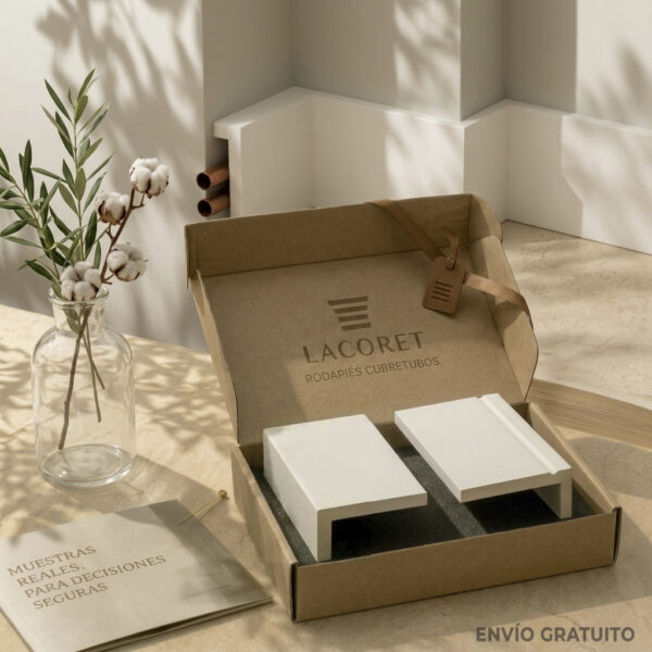Caja Muestras Cubrerodapiés/Cubretubos (envio gratuito)