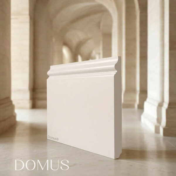 Rodapié blanco lacado Domus®